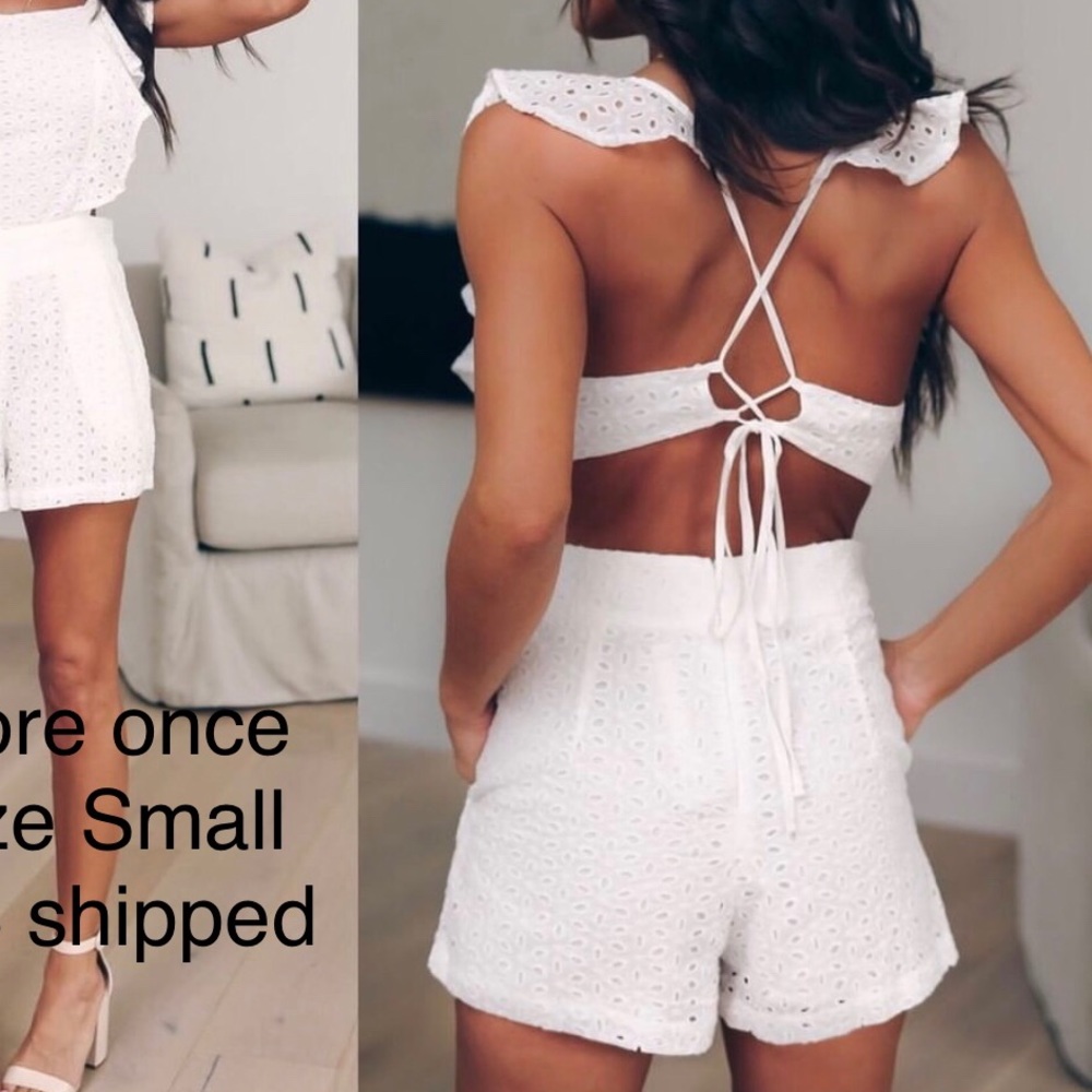 White Vici Dolls Romper